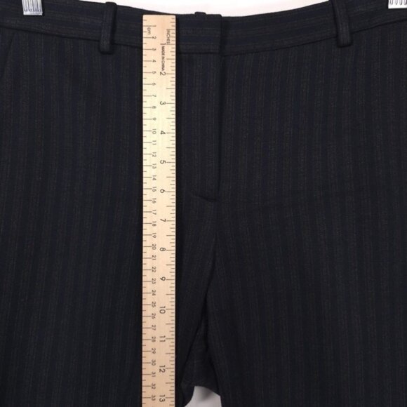 Theory Women's Tailor Trouser C Pale Stripe Knit Size 6 Viscose Blend J0726211 - Picture 4 of 11